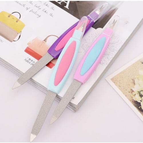 Nail Art Care Files Cuticle Trimmer Nipper Remover Manicure Pedicure Beauty Tool Double Sided Foot File Callus Remover Dropship