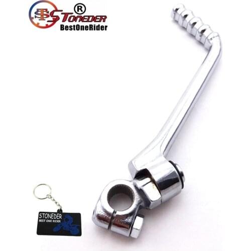 STONEDER Chromed Steel 16mm Kick Starter Lever For 140cc 150cc 160cc Engine Chinese Motorcycle Pit Dirt Bike Motocross