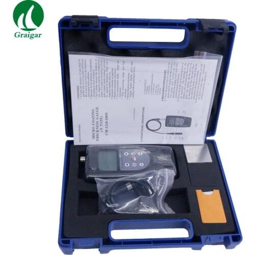 Portable Coating Thickness Gauge CM-1210-200N Measuring Range 0~2000um/0~80mil Resolution 0.1um/1um