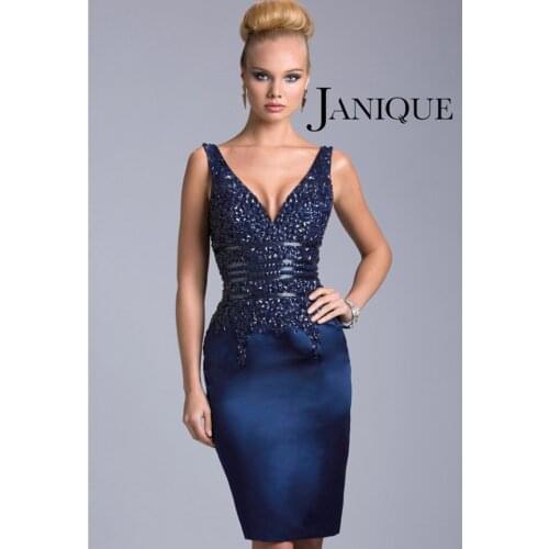 Sexy Stunning Crystal deep V-Neck Formal Sleeveless Satin Tank vestido de noiva Prom Party gown 2018 bridesmaid dresses