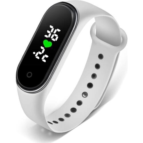 Sport Kids Watches Boys Girls Fashion Temperature Measuring Electronic Watch Women Men Rectangle Dial Digital Clock Reloj Mujer