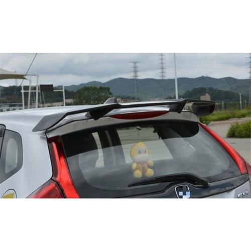 FOR Sports Real Carbon Fiber Roof Spoiler WING NEW Honda Fit Jazz Car Rear Window Tail FIN Refit Accessories GK5 2014-2019