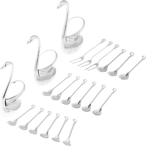 Stainless Steel Silver Flatware Forks Spoons Sets for Tableware Utensils Set