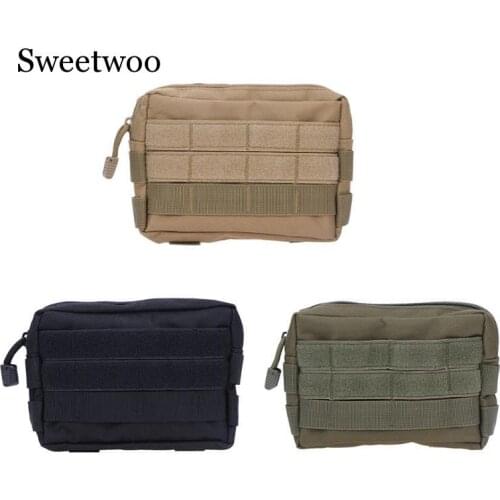Tactical Molle Pouch Outdoor Bag Military Waist Pack Bag Small Pocket Military Running Pouch Travel Camping Bags