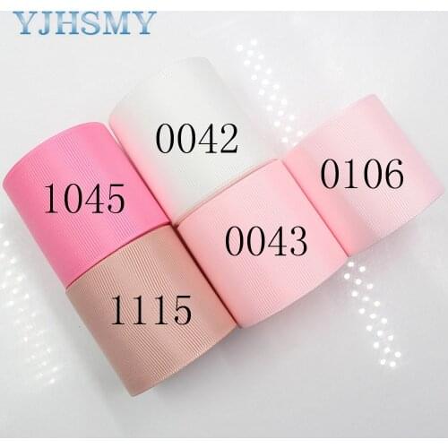 YJHSMY,J-171109-50MM,50 mm 5 yards Solid Color Ribbons Thermal transfer Printed grosgrain,clothing Accessories DIY handmade