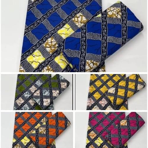 African Ankara prints batik patchwork fabric real wax African sewing material 100% cotton good quality tissu for dress crafts