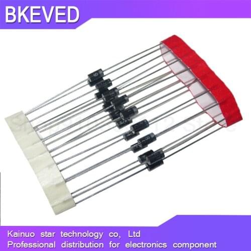 100PCS 1N4007 1N5819 1N4001 UF4007 FR107 FR157 FR207 1N4004 1N4937 HER107 RL207 1N5817 1N5399 DO-41 Rectifier Diode