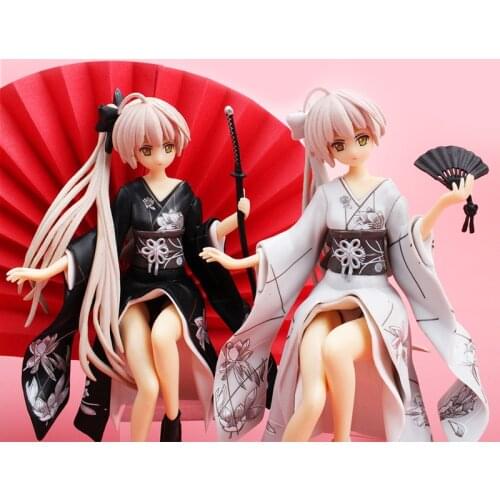 Japan Yosuga no Sora Figure PVC Action Figure Anime Doll Model Toys Kimono Sora Figure car Collection Model Toy for girl gift