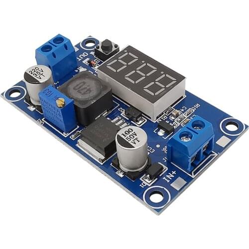 1Pcs LM2596 3A DC to DC Adjustable Step-down Power Supply Module 4.0~40V Buck Voltage Regulator with Digital Display Screen