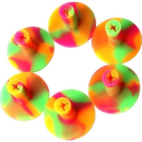 38mm Colorful Golf Tees Ox Tendon Tee Goll Holder Tools Golf Accessories Golf Training Aid for Indoor Outdoor Practice Players