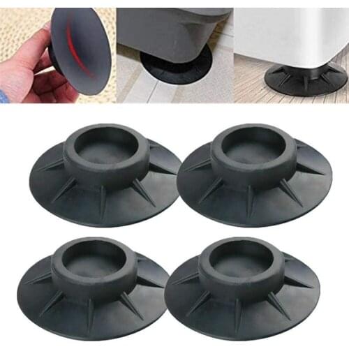 4pcs Anti Vibration Washer Feet Pads Washing Machine Rubber Mat Anti-Vibration Pad Dryer Fridge Universal Fixed Non-Slip Pads