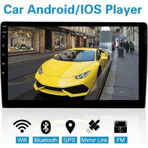 Car Audio Stereo Radio 10.1" Touch Screen 1 Din Car Player Remote Control Car Electronics GPS Navigation WIFI Bluetooth Player