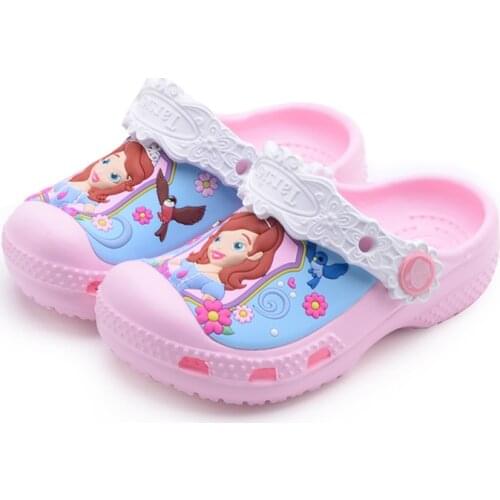 Children Sandals Beach Shoes Girls Boys Kids Rubber New Summer Shoes Breathable Outdoor Slippers Footwear 4-12 years