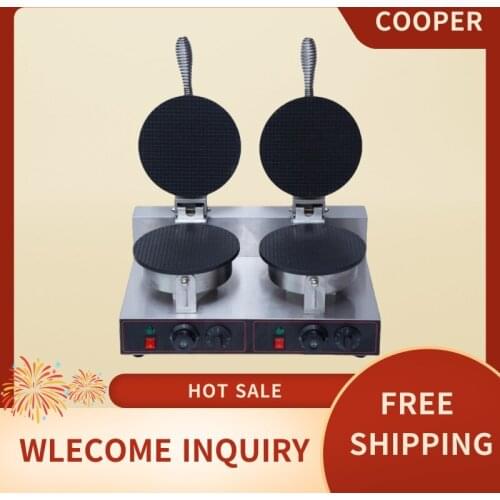 Electric Egg Roll Maker DIY Ice Cream Cone Machine Crispy Omelet Mold Crepe Baking Pan Waffle Pancake Pie Frying Grill Iron