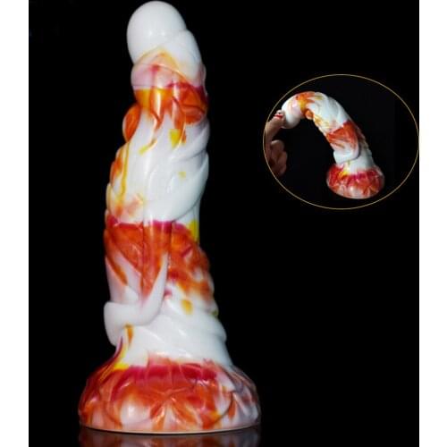 Fantasy Animal Dildo Big Anal Plug Reality Penis Silicone Vaginal Anus G-Spot Vibrator Masturbator Flirting Cock Sex Toy Shop