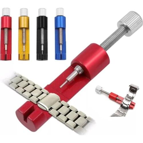 Steel Metal Watch Repair Tool Adjusting Watch Strap Tool with Watch Pin Band Bracelet Link Pin Tool Remover Easy Remover Adjust