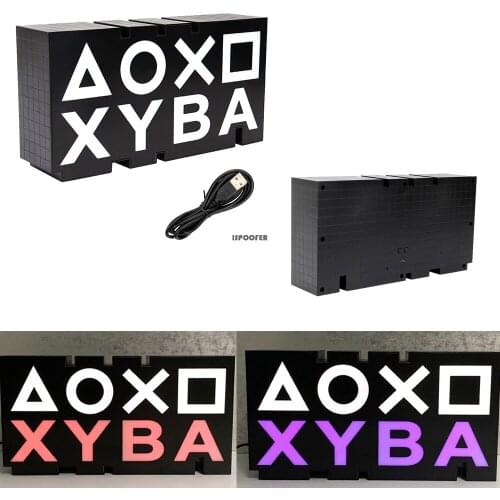 Hot Sale Voice Control Game Icon Light Atmosphere Neon Dimmable Bar Atmosphere Club KTV Christmas ABYX Decorative Light