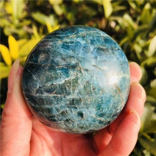 Natural Apatite palm stones and crystals healing quartz minerals massage gemstones for gifts
