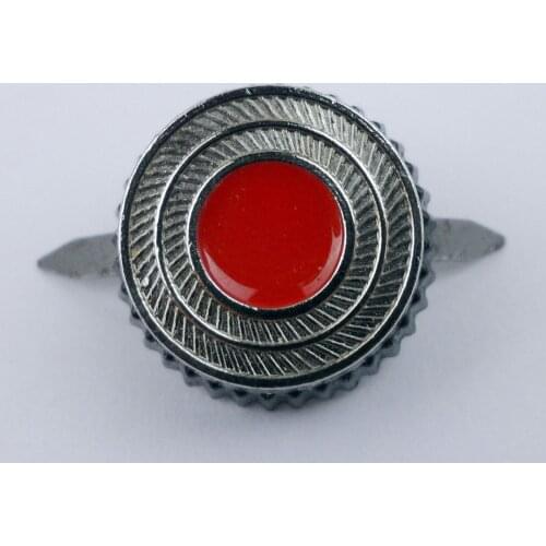 WWII GERMAN WH EM M43 FIELD HAT BADGE GERMAN MILITARY CAP BADGE PIN INSIGNIA