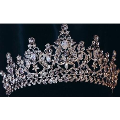 New Luxury 3A Zircon Bridal Crown Popular Wedding tiara Rhinestone Hair Accessories