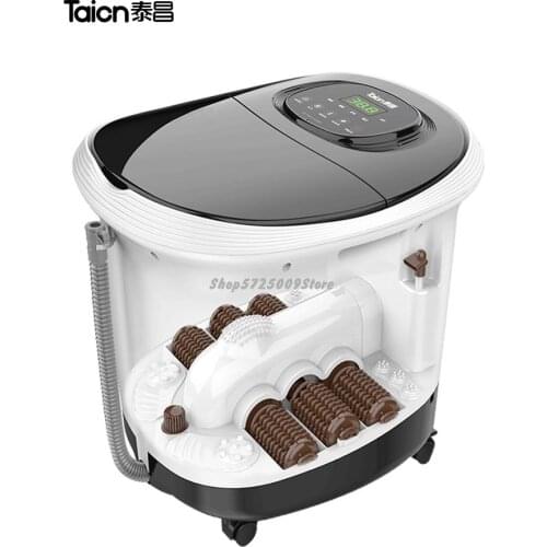 Foot Bath Full Automatic Foot Bath Electric Massage Heating Foot Soaking Bucket Over Calf Household Constant Temperatur