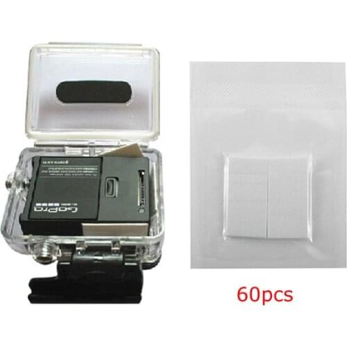 60pcs/lot Anti-Fog Inserts Anti Fog Drying Inserts for Gopro Hero 6 5 4 3+ 3 2 SJCAM Xiaomi yi Action Camera