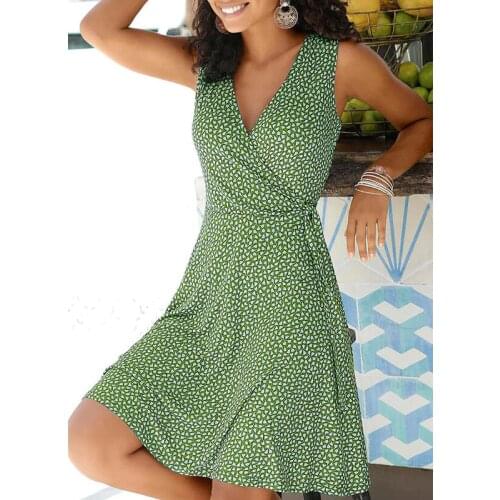WICCON Summer Polka Dot Dresses