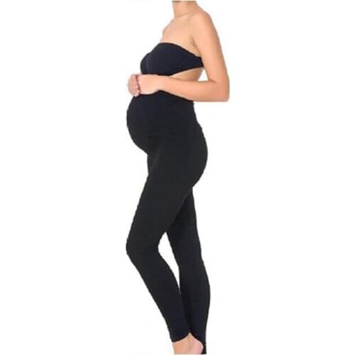 4# Womens Maternity Leggings Seamless Yoga Pants Stretch Pregnancy Trousers Solid Color Casual Leggings New Для Беременных