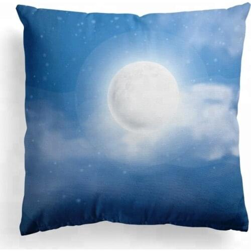 45x45cm nordic new style blue digital printed indigo in pairs cushion cover