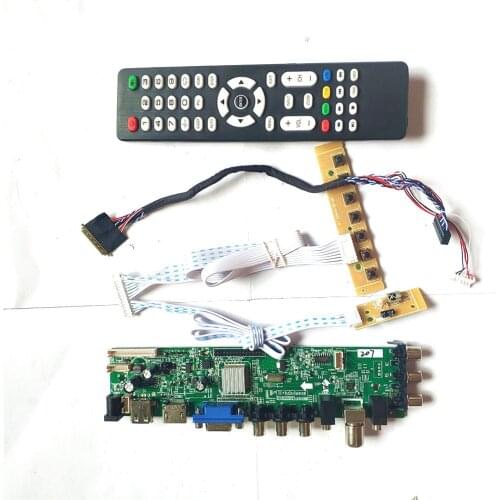 For N184H6-L01/L02/L04 N184HGE-L21/L11 HDMI-Compatible VGA USB AV TV 3663 1920*1080 LVDS 40PIN DVB LCD Controller board