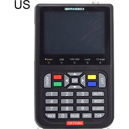 Freesat Satfinder DVB-S2 / S FTA Digital Satellite Finder MPEG-2 V8 Finder DVB Compatible LCD Screen Digital Satellite Meter