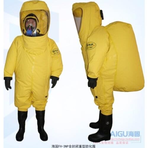 China famous brand HAI GU Fully enclosed heavy chemical suits HG-3NP ,gas protection suit