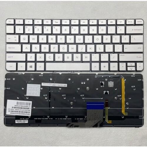 New for HP Spectre 13-3010DX 13-3018CA laptop Keyboard English US Backlit silver 743897-001 MP-13J73USJ886