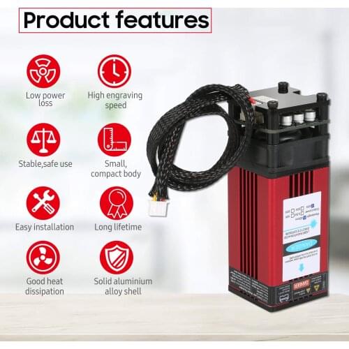 Laser module engraving laser head high precision engraving metal wood acrylic laser engraving machine CNC router cutting machine