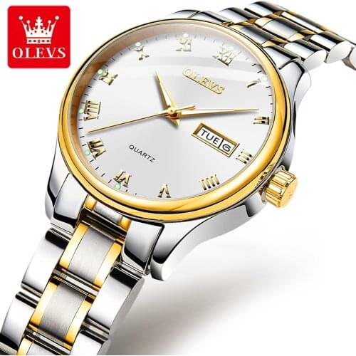 Fashion Sport Gold Women Watch OLEVS Luxury Brand Quartz Wrist Watch Ladies Casual Bracelet Watches Relogio Feminino Clock 2021
