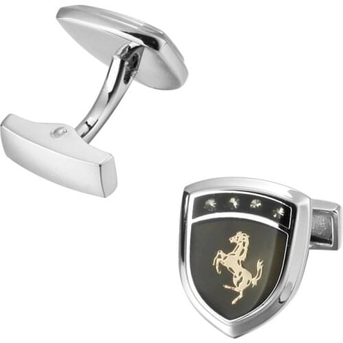 The 2017 mens dress shirt Cufflinks brand Brand horse logo Cufflinks by car logo design style