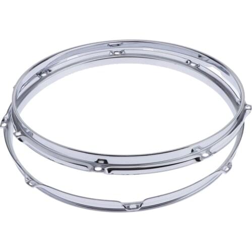 14in 8 Hole Tom Drum Die Cast Hoop Set for Drum Build or Restoration 2.5mm