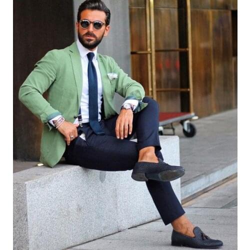 New High Quality Mens Classic Vintage Smart Casual Wedding Party Prom Evening Coat Jacket 1 Piece