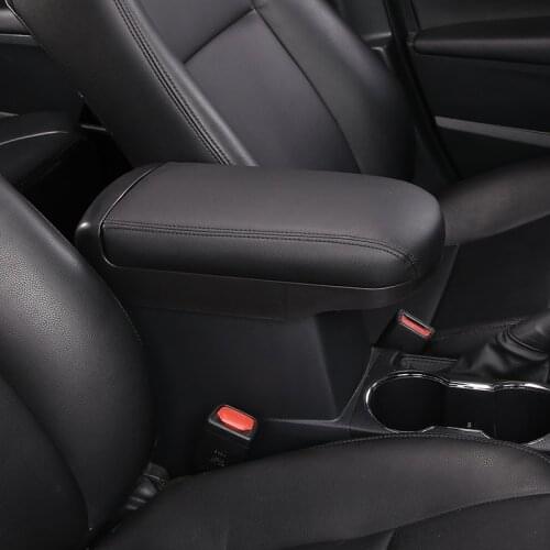 Armrest Box For Toyota Corolla XI (E60 E70) For Corolla XII (E210) 2014-2018 Armrest Box Armrest In Car Storage Box PU Leather