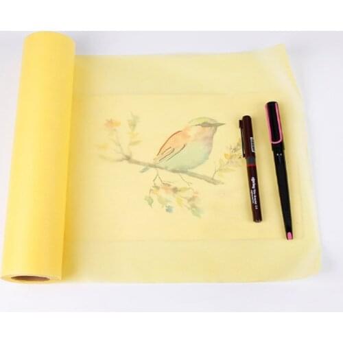 46Mx30CM Super Transparent Draft Sketch Butter Paper Tracing Paper Roll White yellow for Painting Tracing Paper