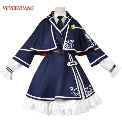 VEVEFHUANG Game Arknights Mousse Frncat Cosplay Costume Women Cosplay Hearo Lolita Dress Halloween Carnival Party Costumes
