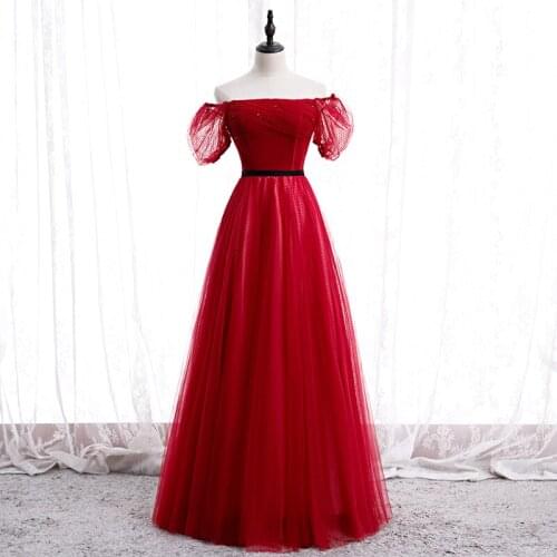 Bespoke Occasion Dresses Illusion Strapless Short Backless Beading Sequined Pleat Lace Tulle Red Women Formal Evening Gown HB193
