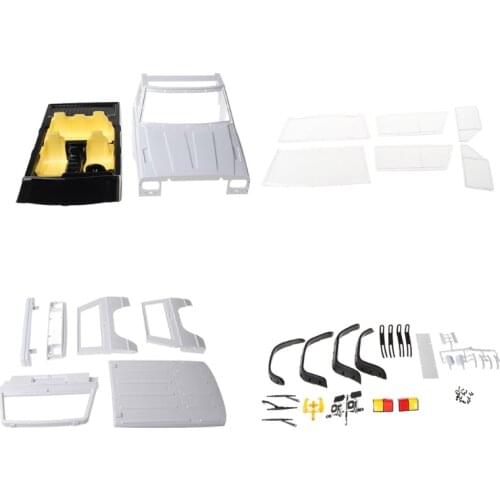 Hard Plastic Wheelbase Cherokee Body Car Shell 1/10 RC Crawler Axial SCX10 & SCX10 II 90046 90047 TRX4 Kit 634F