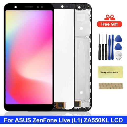 5.5" LCD Screen For Asus ZenFone Live (L1) ZA550KL X00RD LCD Display Screen Touch Screen Assembly For Asus ZA550KL Display