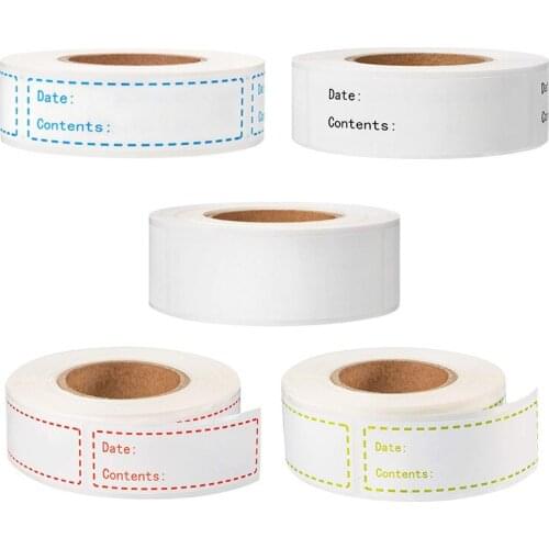 150pcs Material Food Storage Label Refrigerator Freezer foodS storage Date Content Stickers for Container Tin Bin Bag Bottle Jar