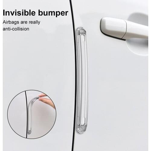 4 Pcs Universal Car Door Protector Silicone Transparent Auto Edge Corner Guard Protective Bumper Sticker Vehicle Door Protector