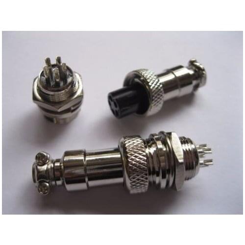 80 set 16mm XLR 5 Pin Audio Cable Chassis Mount Connector