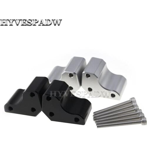 Motorcycle Handlebar Risers Height up Adapters Aluminum Mounts Extension Kit For Kawasaki GTR1400 concours 1400 2008-2019 Parts