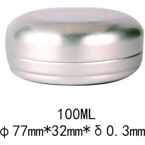 100ml Aluminum Pot, 100ML Metal Jar, Aromatherapy Jar, Essential Oil Box, Cosmetic Aluminium Jar F20171818