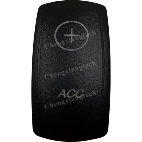 Car Boat Truck Backlit Swtich Cap- Laser Engraving - ACC -for Led Carling Arb Narva 4x4 RV Rocker Switch, Cover Only